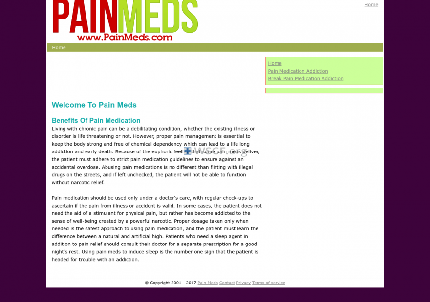 Painmeds.com Internet Drugstore