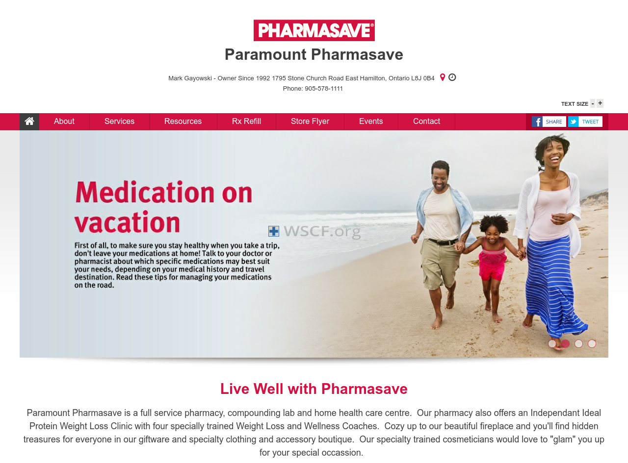 Paramountpharmasave.com Great Internet Pharmacy