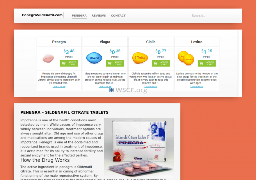 Penegrasildenafil.com The Internet Canadian Drugstore