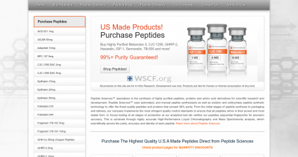 Peptidelabs.com Website Pharmacy
