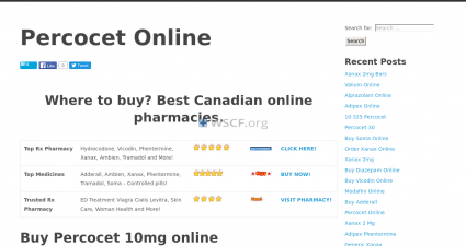 Percocetonline.com Affordable Medications