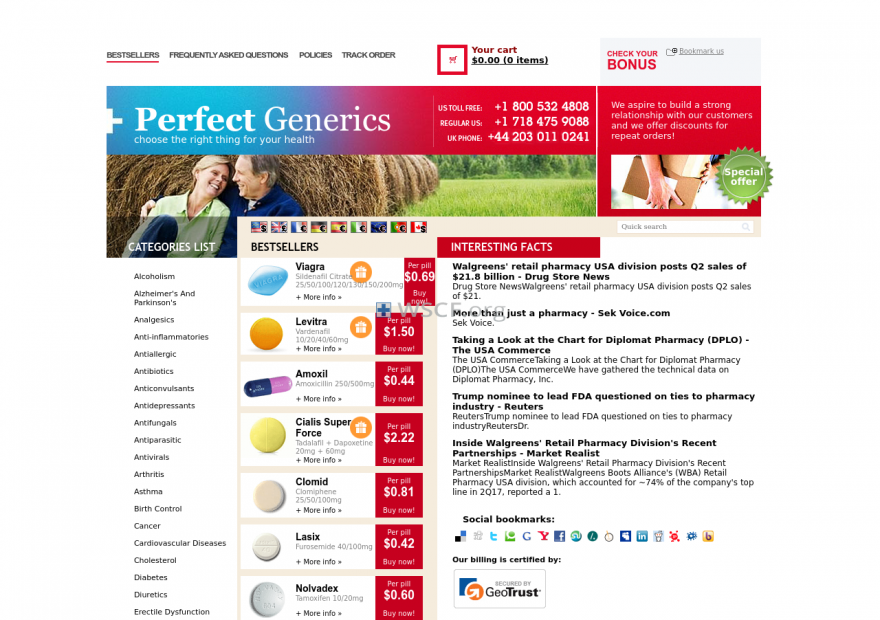 Perfectgenerics.org My Generic Drugstore