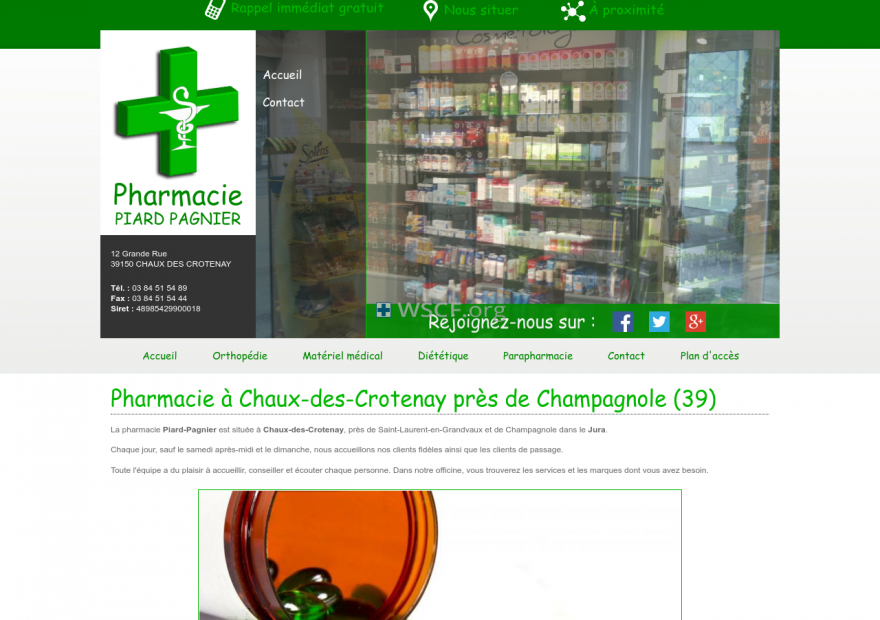Pharmacie-Piard-Pagnier.com Overseas Discount Pharmacy