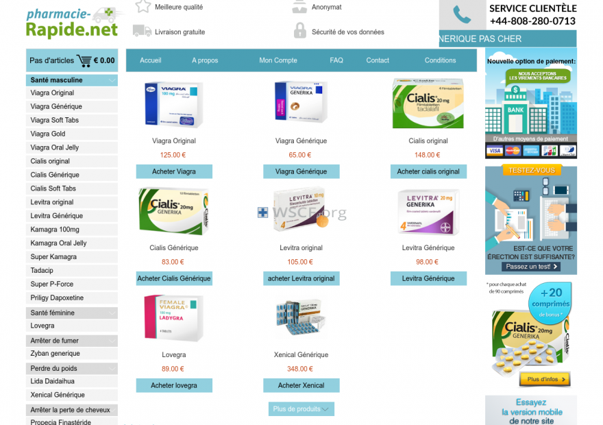 Pharmacie-Rapide.net Big Choice Generic Drugs