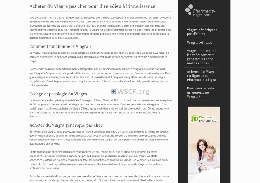 Pharmacie-Viagra.com Confidential online Drugstore.