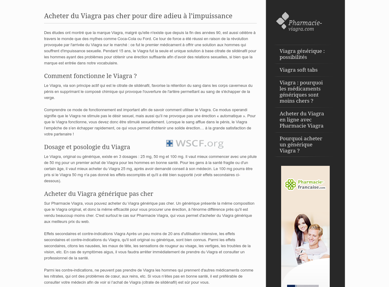 Pharmacie-Viagra.com Confidential online Drugstore.