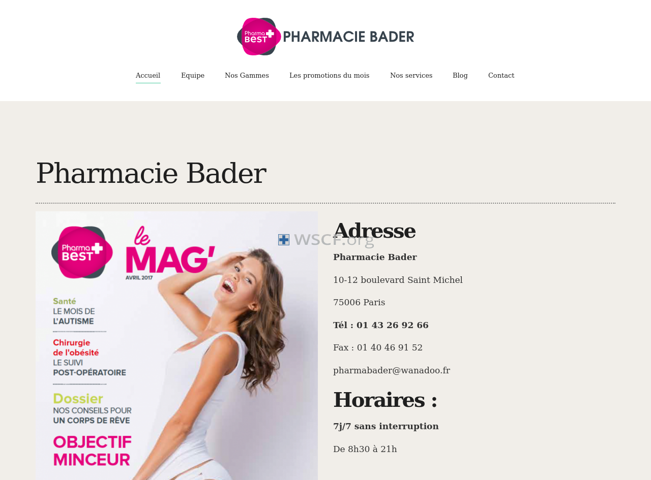 Pharmaciebader.com Pharmacy Online