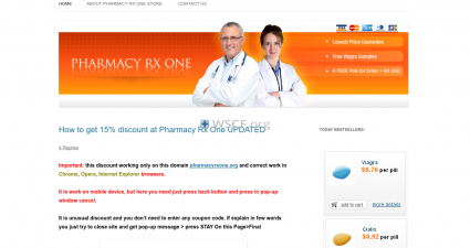Pharmacy-Rx-One.com Website Drugstore