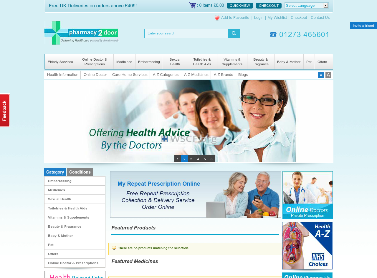 Pharmacy2Door.com Drug Store Online