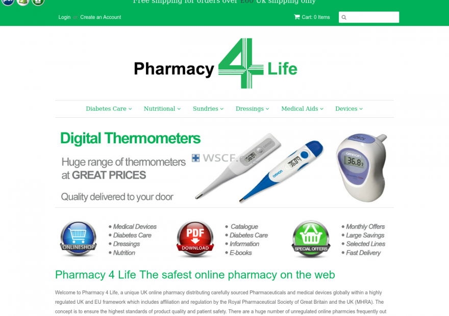 Pharmacy4Life.com Pharmaceutical Shop