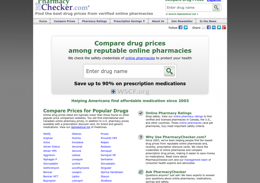 Pharmacychecker.com Big Choice Generic Drugs