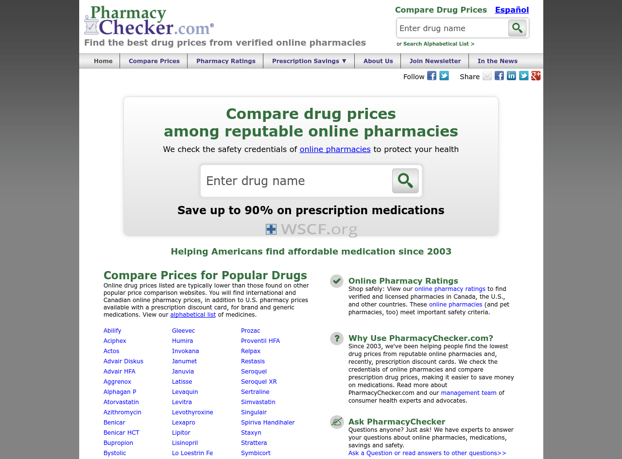 Pharmacychecker.com Big Choice Generic Drugs