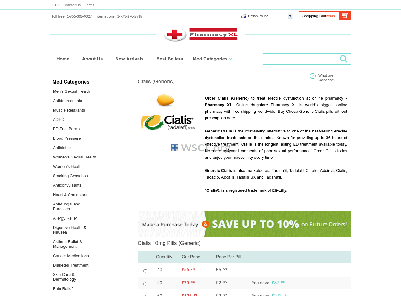 Pharmacycialis.com Online Drugstore