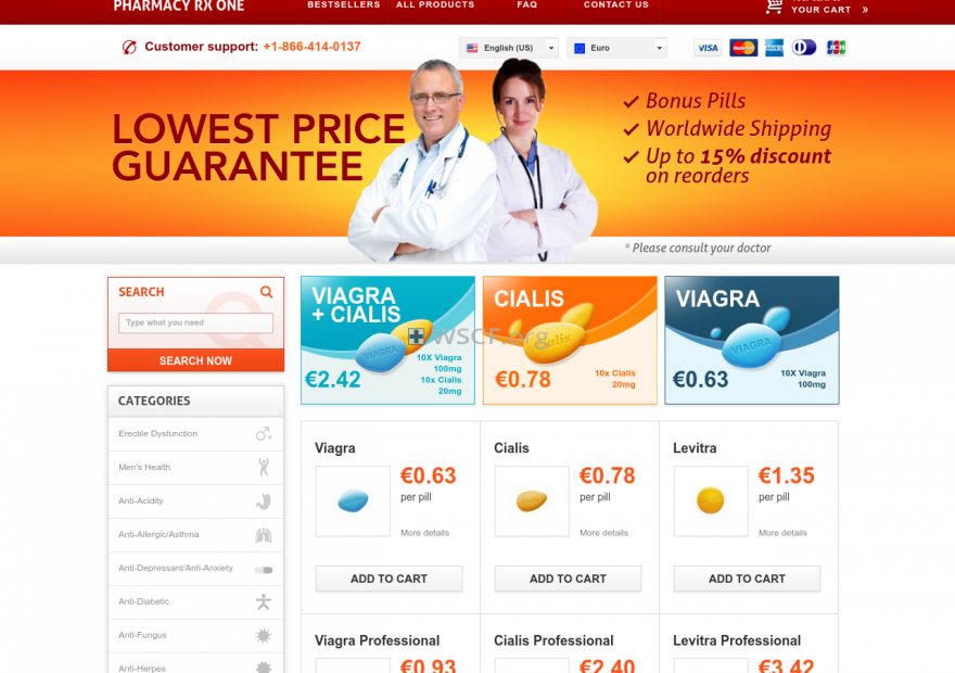Pharmacyrxone.com Overseas Internet Drugstore