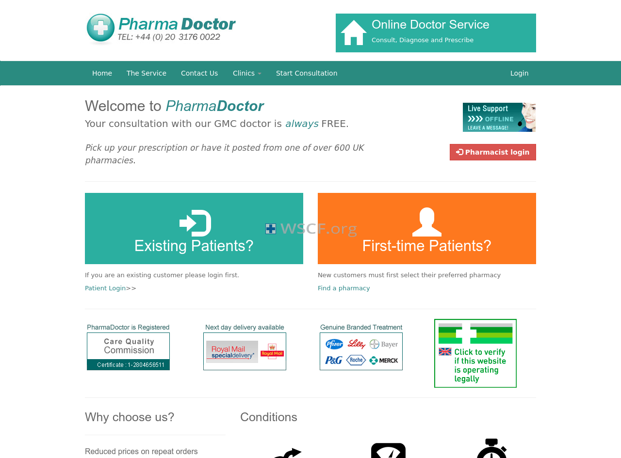 Pharmadoctor.co.uk 100% Quality Meds