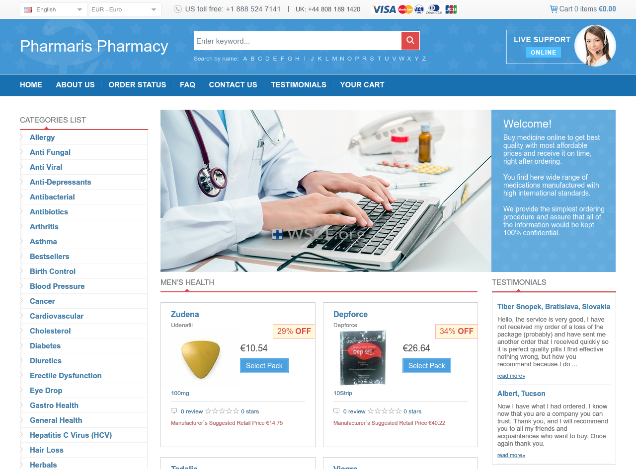 Pharmaris.net Online Drug Store