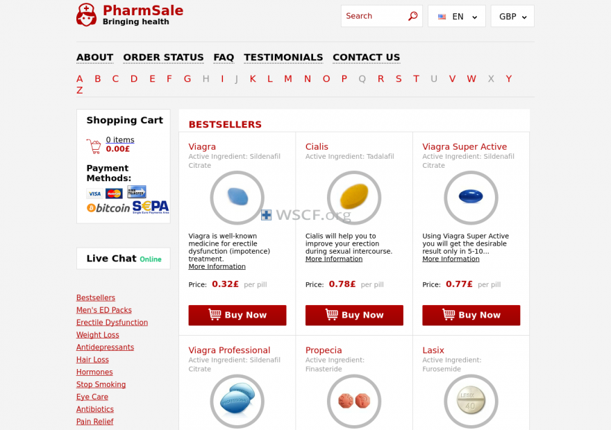 Pharmsale.net Internet Pharmacy
