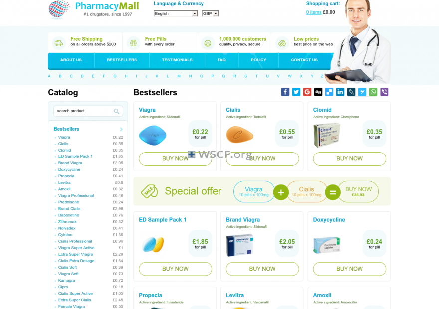 Pharmshoponline.com The Internet Pharmaceutical Shop