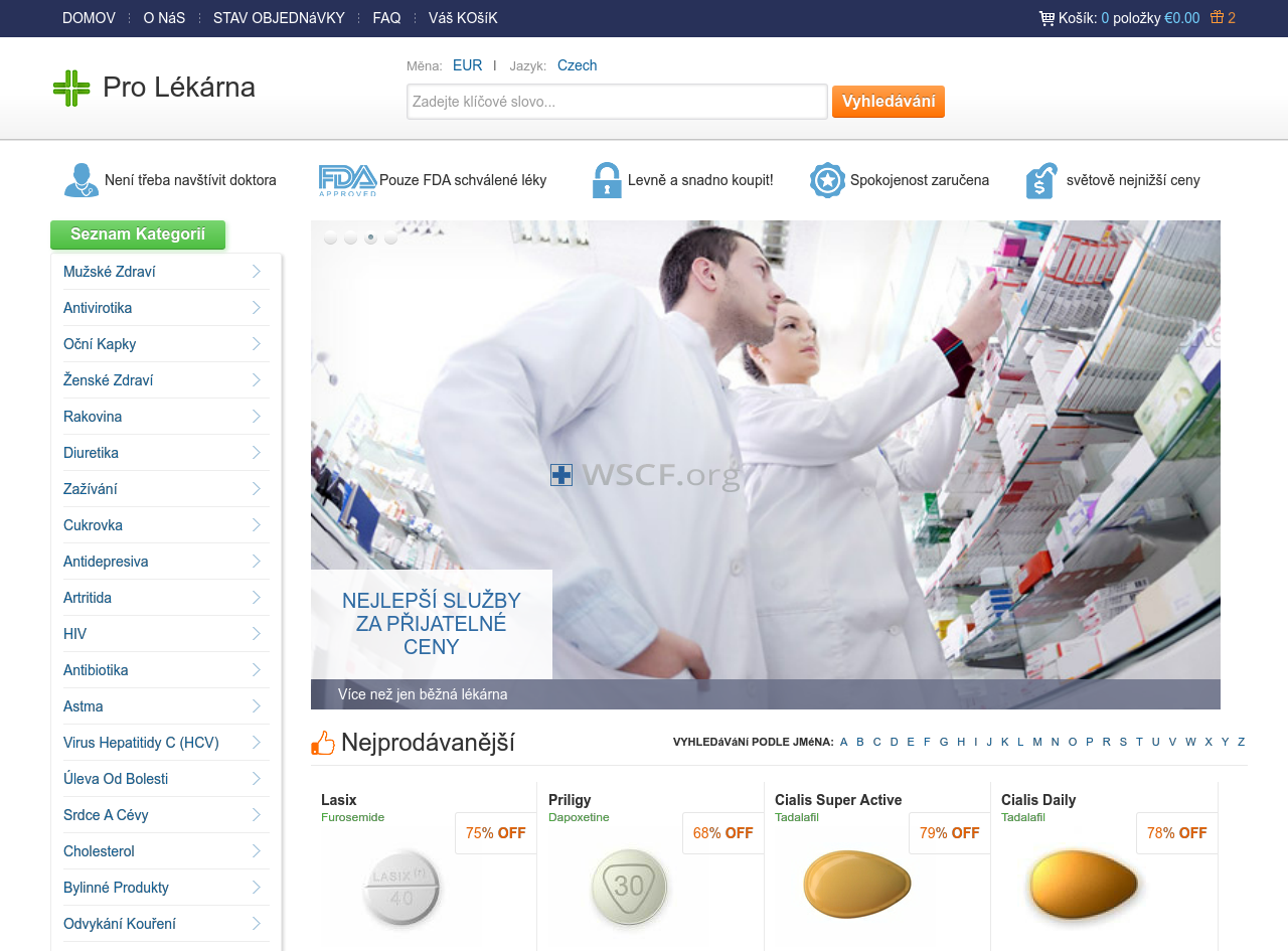 Pro-Lekarna.cz Online Drug Store