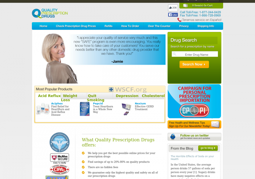 Qualityprescriptionmedications.com Big Choice ED Drugs