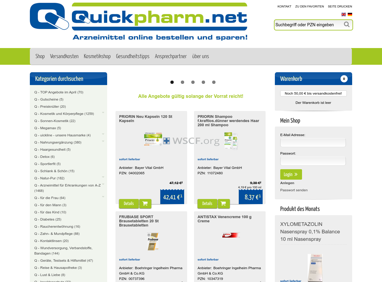 Quickpharm.net Drugstore