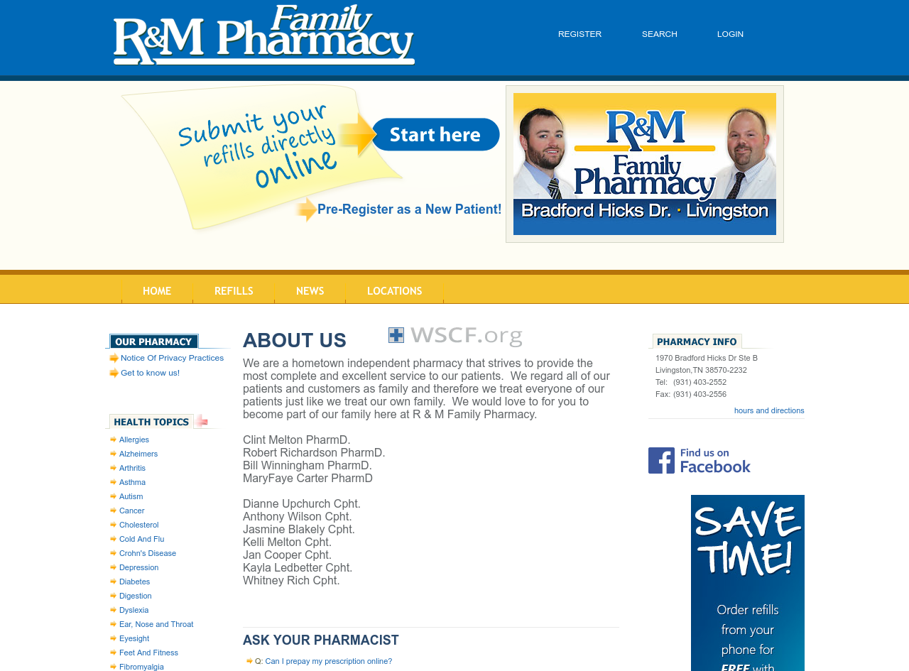 Randmfamilypharmacy.com SPECIAL DISCOUNT