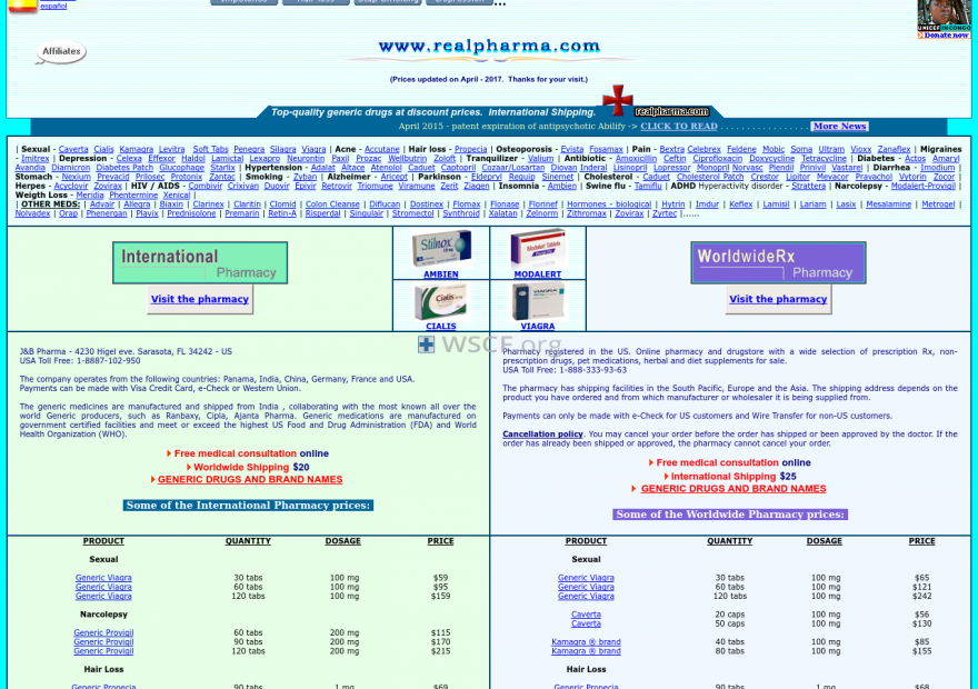 Realpharma.com Online Pharmaceutical Shop