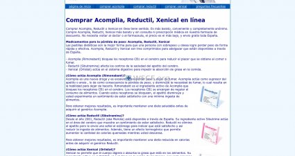 Reductil-Acomplia-Xenical.es Great Internet Drugstore
