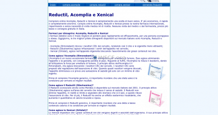 Reductil-Acomplia-Xenical.it My Generic Drugstore