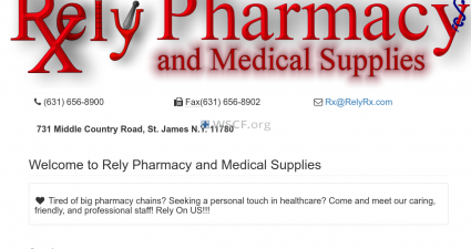 Relyrx.com Online Canadian Pharmacy