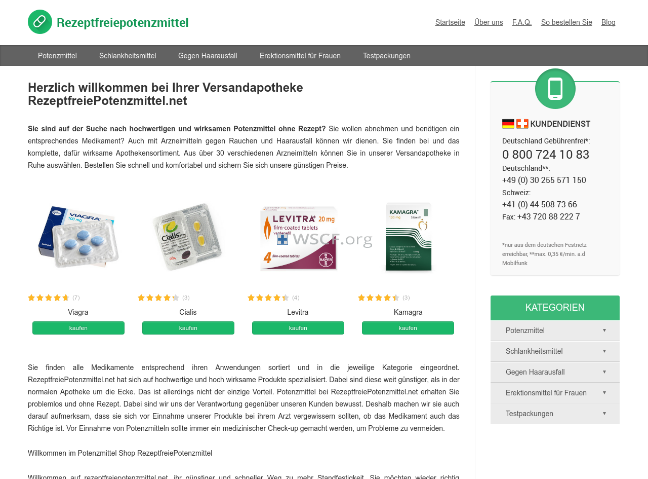 Rezeptfreiepotenzmittel.net Best Online Pharmacy in U.S.