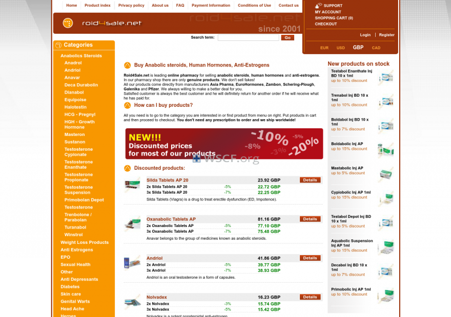 Roid4Sale.net Overseas On-Line Pharmacy