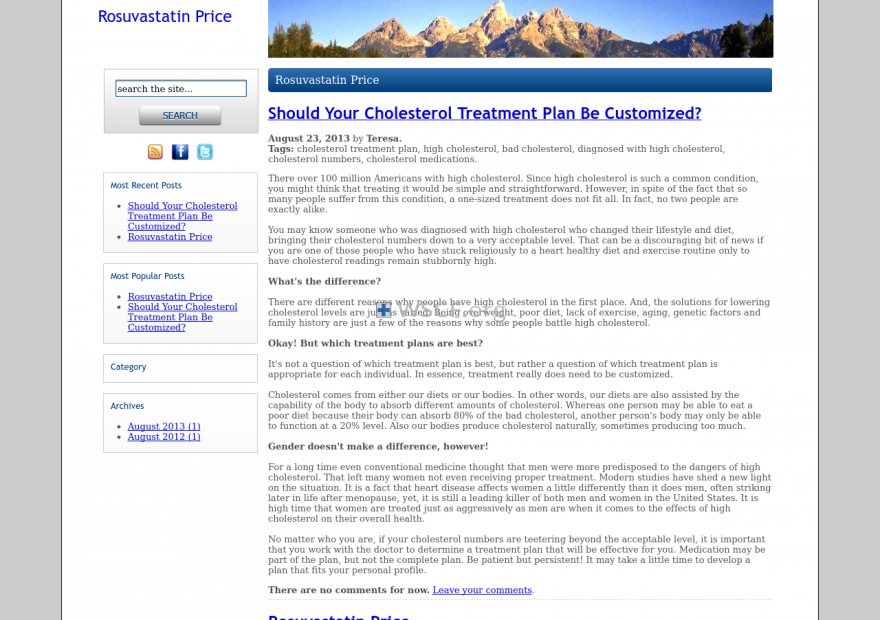 Rosuvastatinprice.com Drugs Online