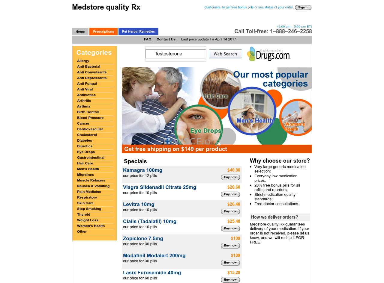 Rx-Quality.net Online Offshore Drugstore