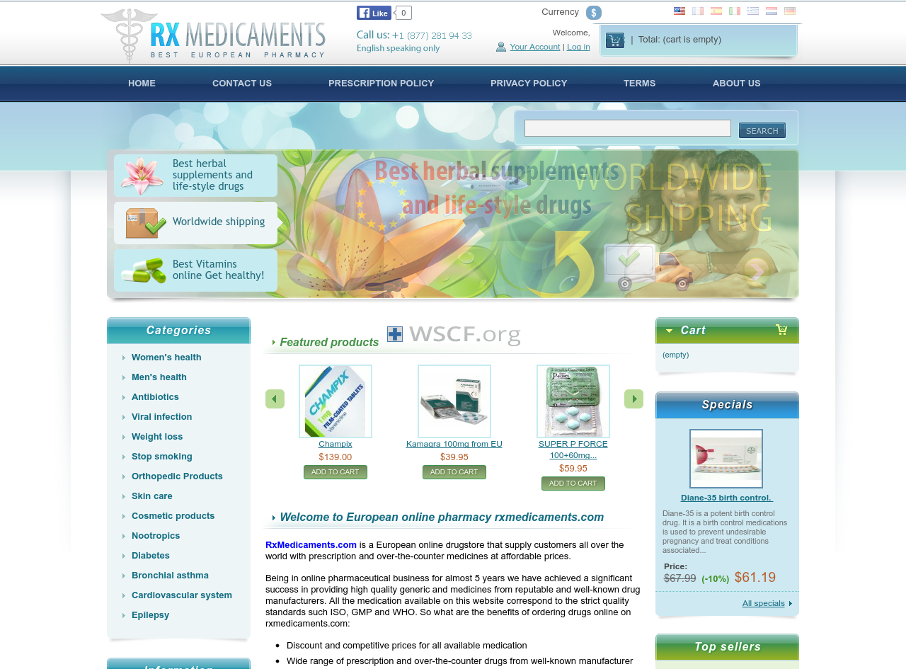 Rxmedicaments.com Drug Store Online