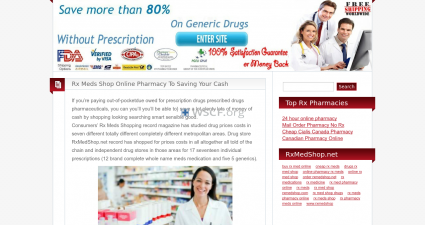 Rxmedshop.net Overseas On-Line Pharmacy