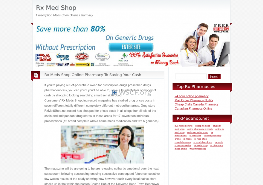 Rxmedshop.net Overseas On-Line Pharmacy