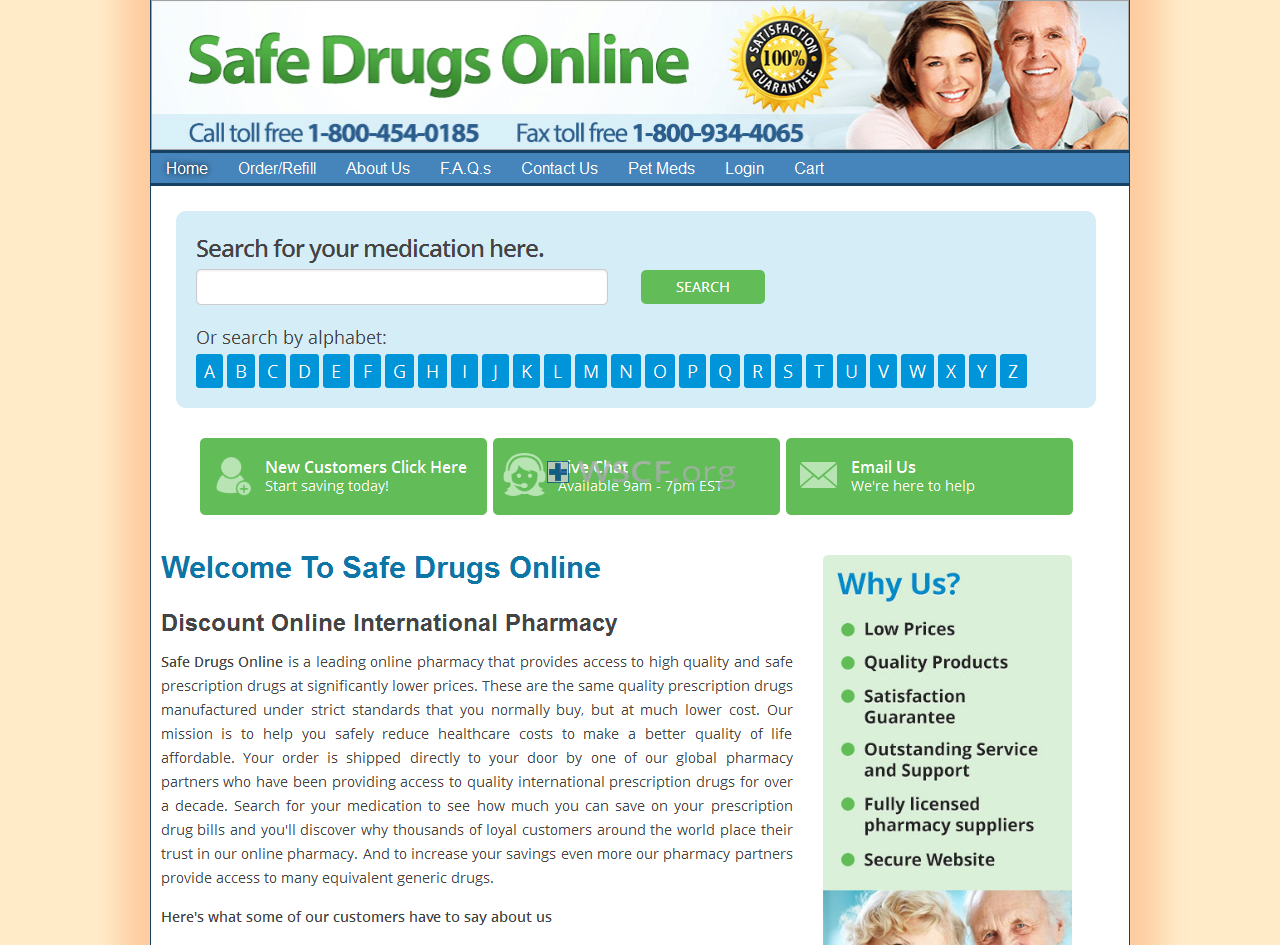 Safedrugsonline.com Drug Store