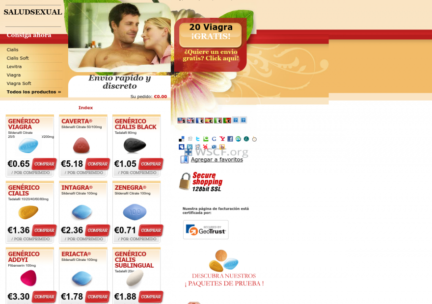 Saludsexual.net Overseas Internet Drugstore