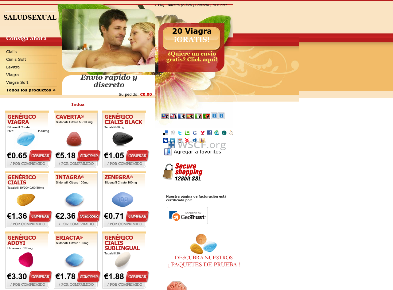 Saludsexual.net Overseas Internet Drugstore