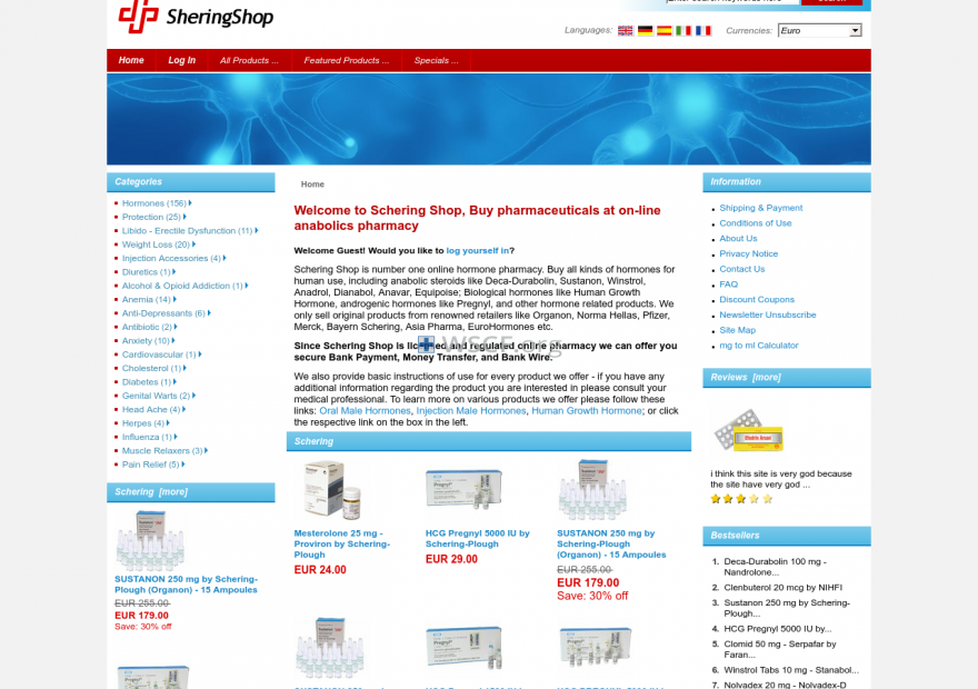 Scheringshop.com Great Web Drugstore
