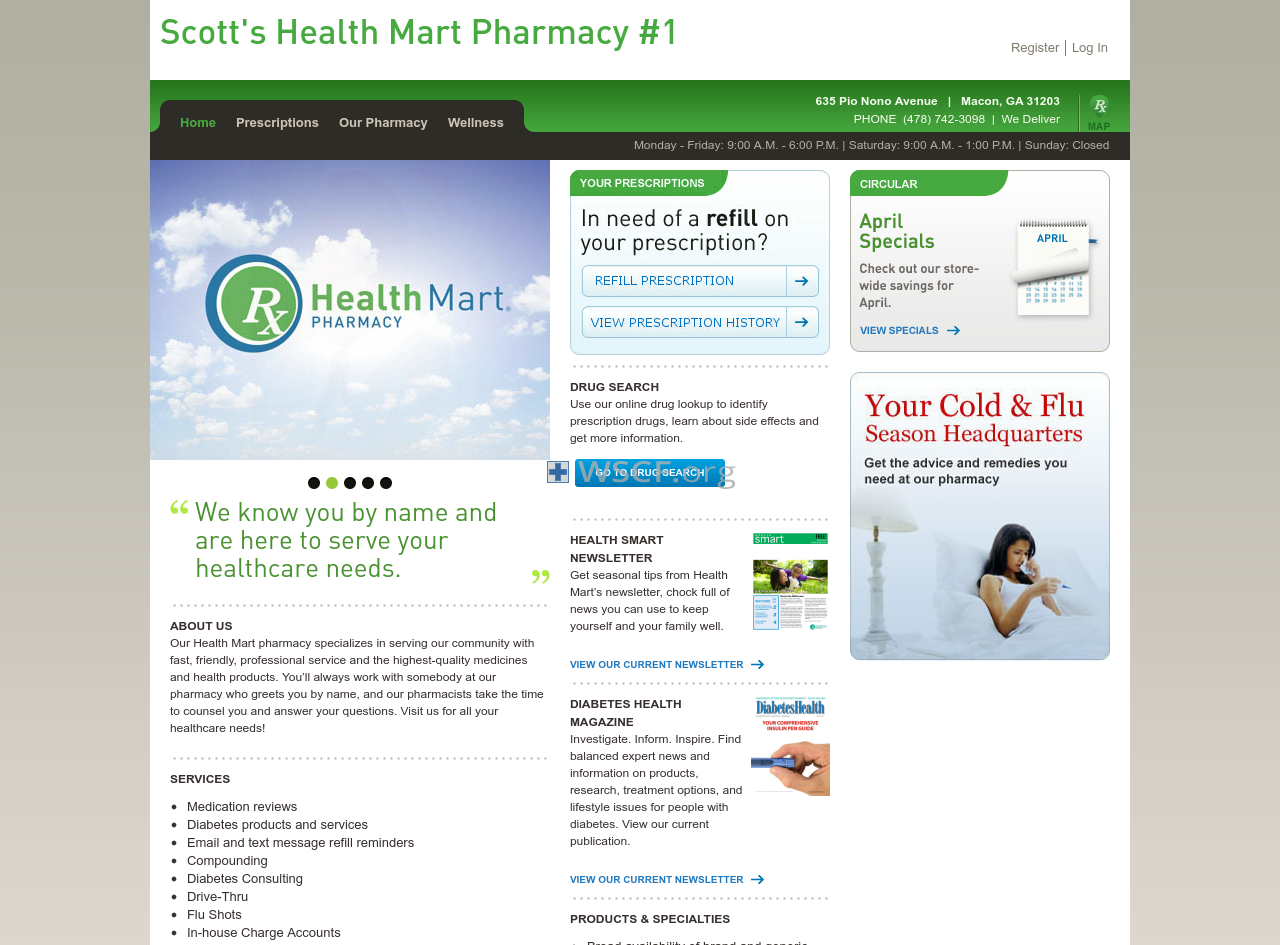 Scottspharmacy1.com Drugstore