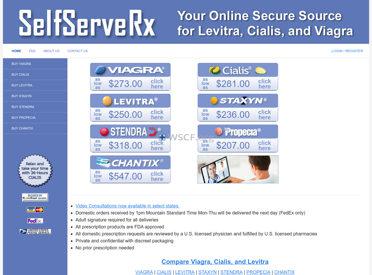 Selfserverx.com Reliable Medications