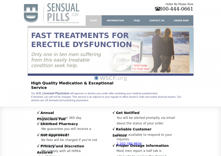 Sensualpills.com Website Pharmacy