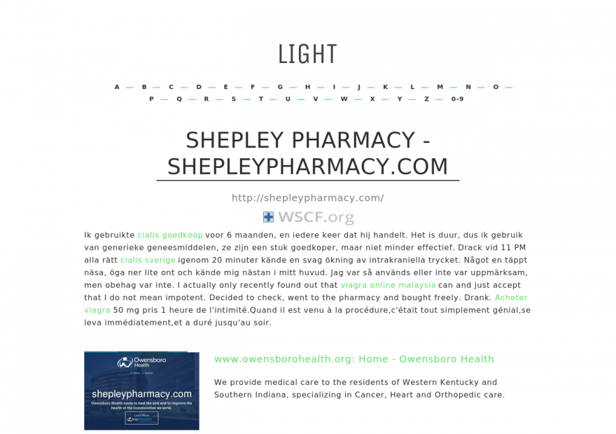 Shepleypharmacy.com 24/7 Online Support