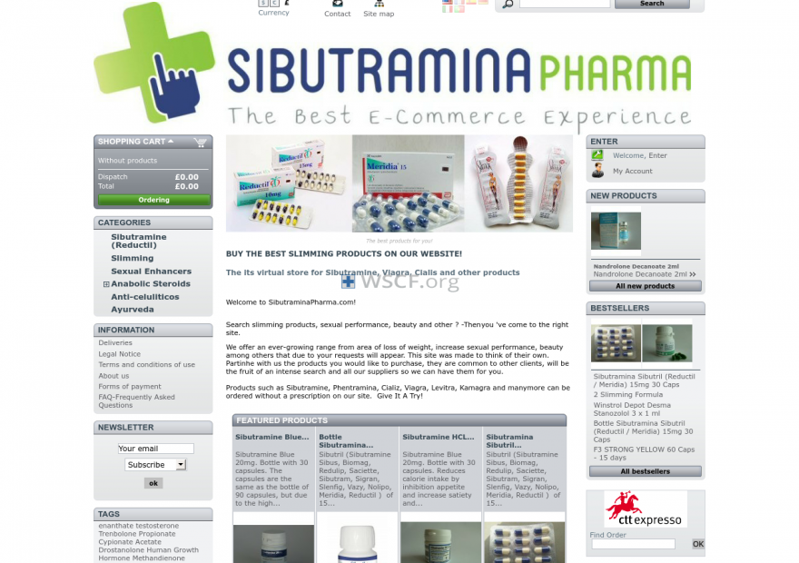 Sibutraminapharma.com Online Canadian Pharmacy