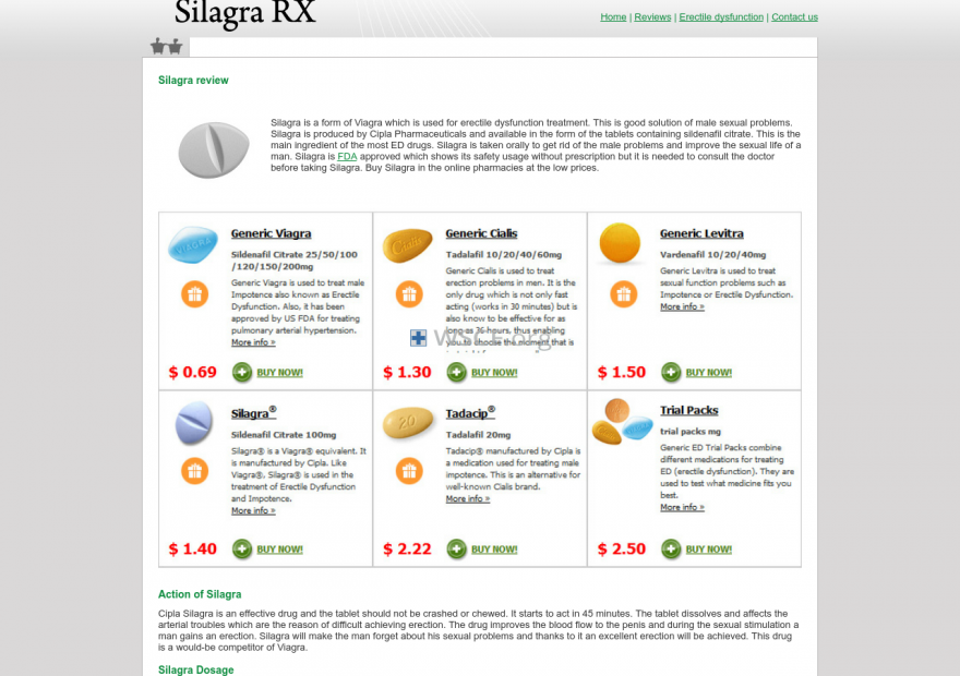 Silagrarx.net Overseas On-Line Pharmacy