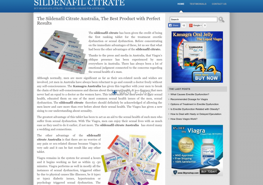 Sildenafil-Citrate.org The Internet Pharmaceutical Shop