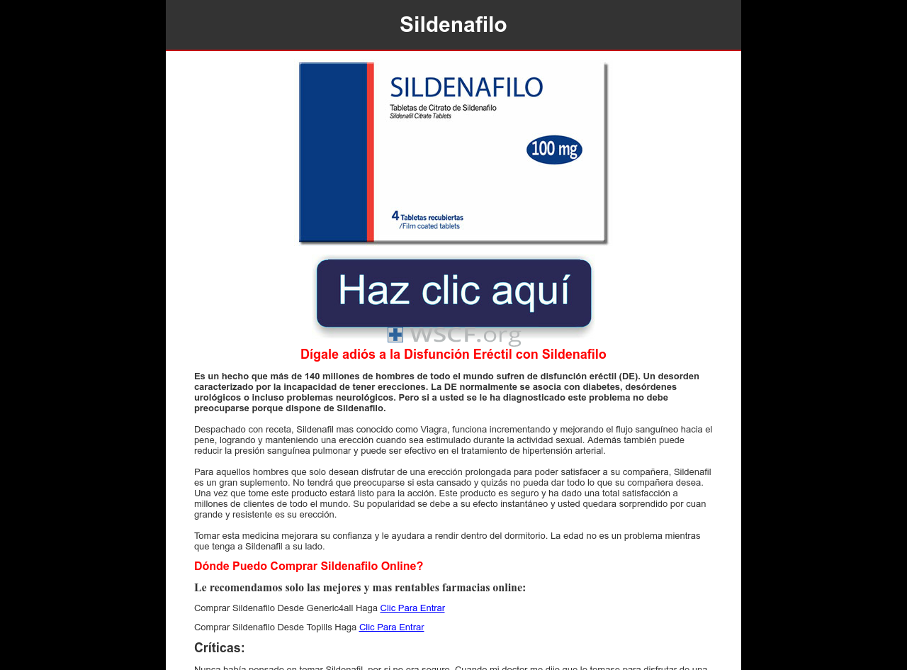 Sildenafilo.org Online Drugstore