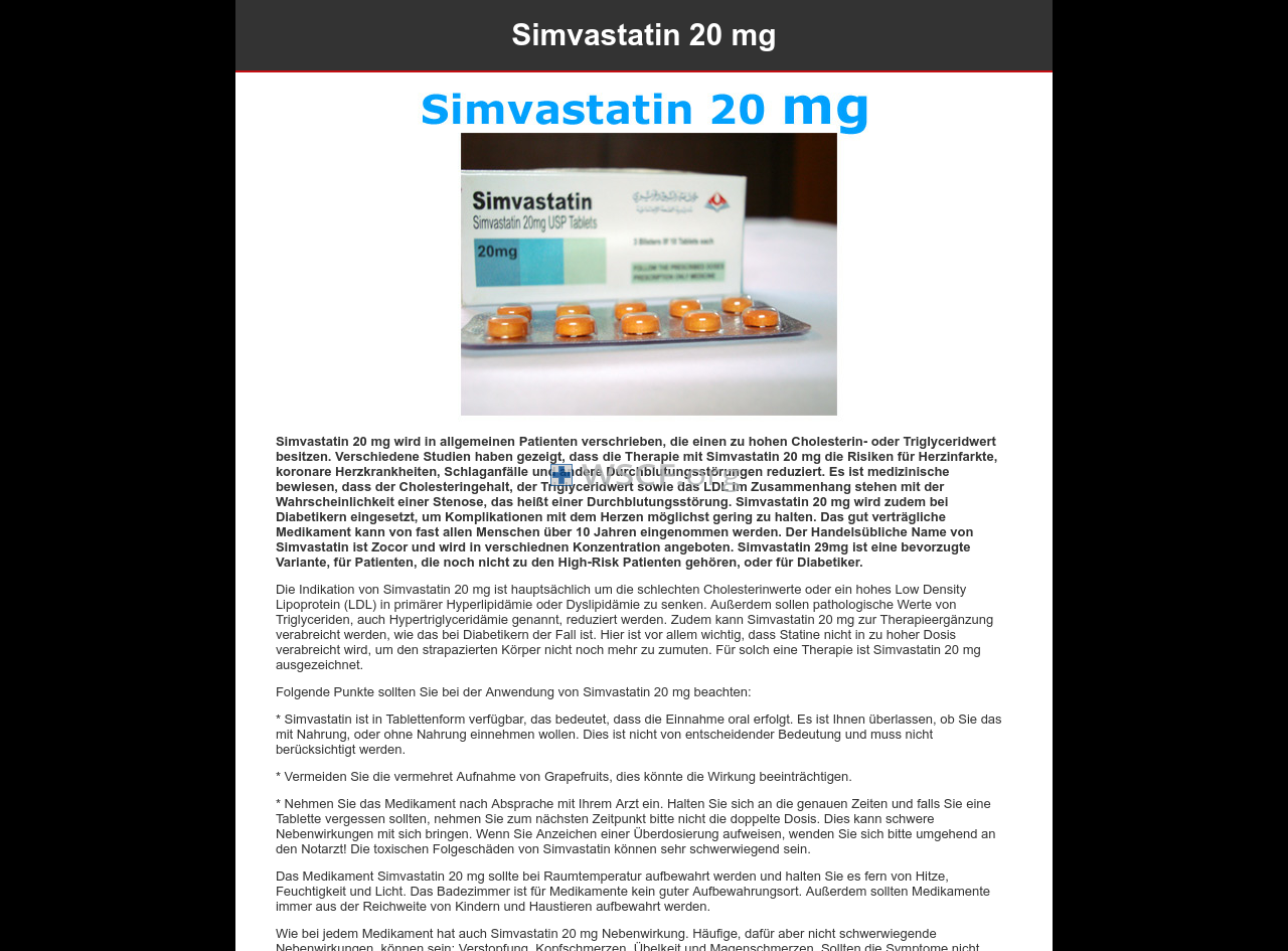 Simvastatin20Mg.de Overseas Discount Pharmacy